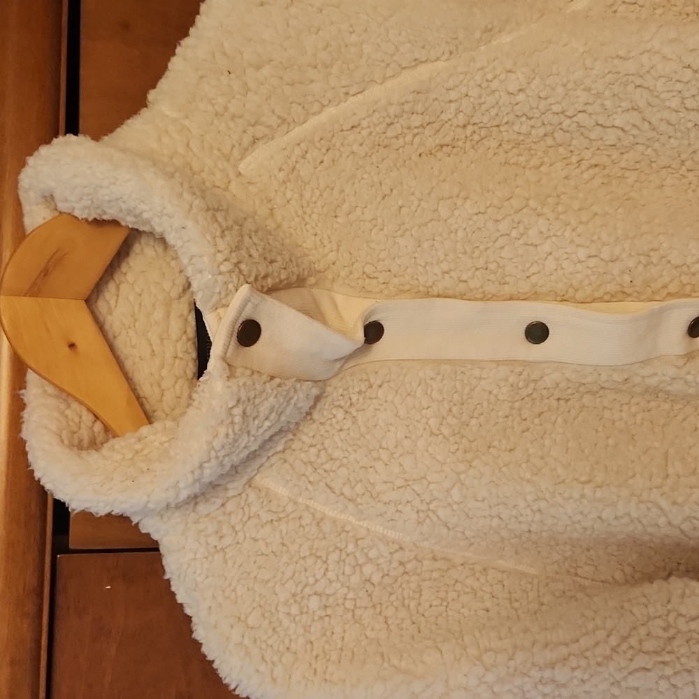 Sherpa jacket ivory large